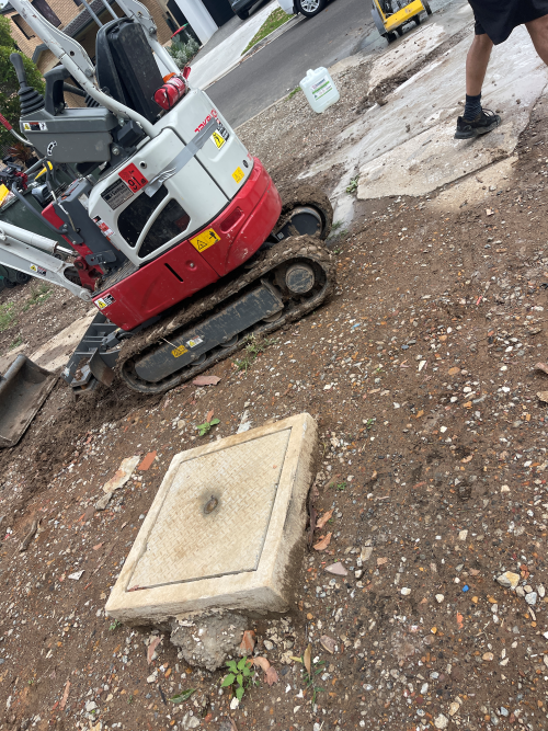 CONCRETE CUTTING & REMOVAL Tough concrete and rock? We remove it fast and clean. Budget Excavation & Soil Removal specialises in the demolition and removal of concrete pads, bases, footings, and large stones. With powerful hydraulic hammers and expert operators, we handle restricted-access areas with ease.