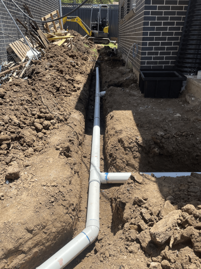 TRENCHING & UTILITIES Accurate trenching and utility preparation for residential and commercial projects. We deliver professional trenching services across Sydney, using the right machinery and attachments to dig clean, precise trenches for pipes, stormwater, electrical conduits, and footings. Our team ensures safety, compliance, and productivity on every job.